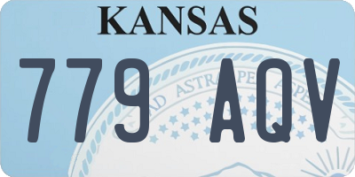 KS license plate 779AQV