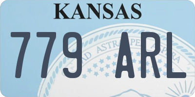 KS license plate 779ARL