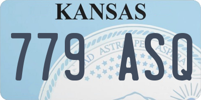 KS license plate 779ASQ