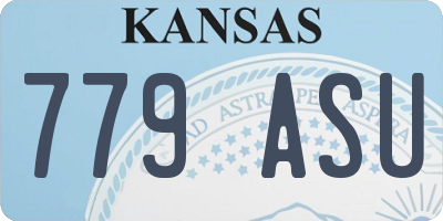 KS license plate 779ASU