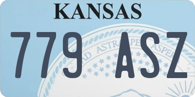 KS license plate 779ASZ