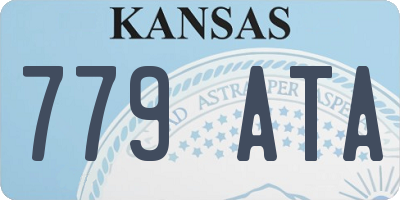 KS license plate 779ATA