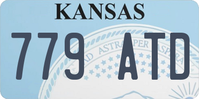 KS license plate 779ATD