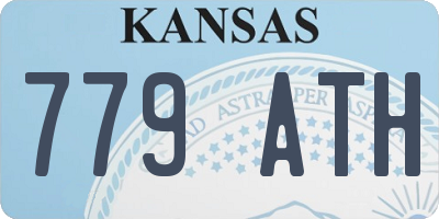 KS license plate 779ATH