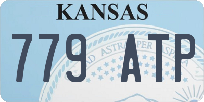 KS license plate 779ATP
