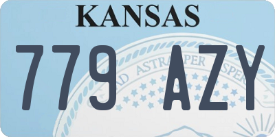 KS license plate 779AZY