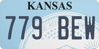 KS license plate 779BEW