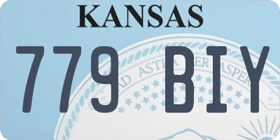 KS license plate 779BIY