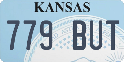 KS license plate 779BUT