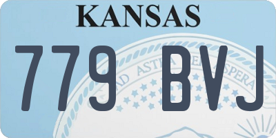 KS license plate 779BVJ