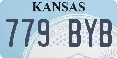KS license plate 779BYB