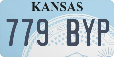 KS license plate 779BYP