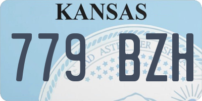 KS license plate 779BZH