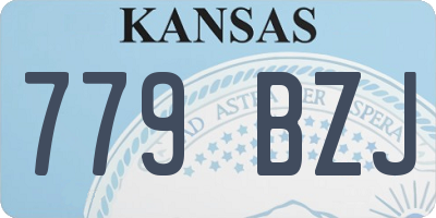 KS license plate 779BZJ