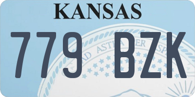 KS license plate 779BZK