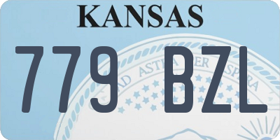 KS license plate 779BZL