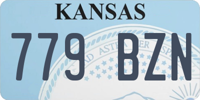 KS license plate 779BZN