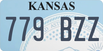 KS license plate 779BZZ