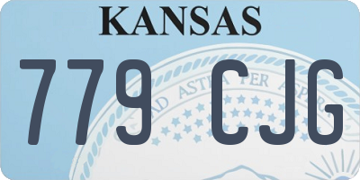 KS license plate 779CJG