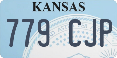 KS license plate 779CJP