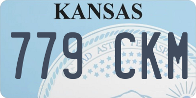 KS license plate 779CKM