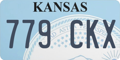 KS license plate 779CKX