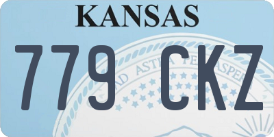 KS license plate 779CKZ