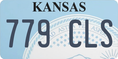 KS license plate 779CLS