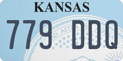 KS license plate 779DDQ