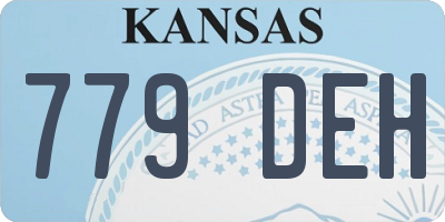 KS license plate 779DEH