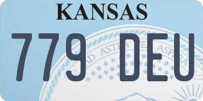 KS license plate 779DEU
