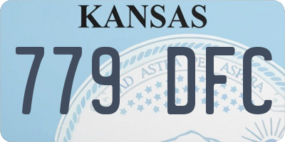 KS license plate 779DFC