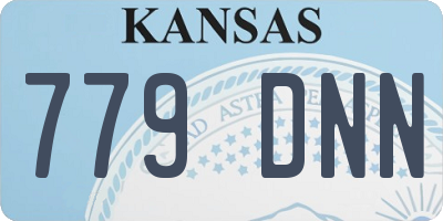 KS license plate 779DNN