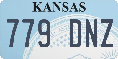 KS license plate 779DNZ