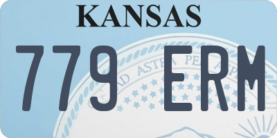 KS license plate 779ERM