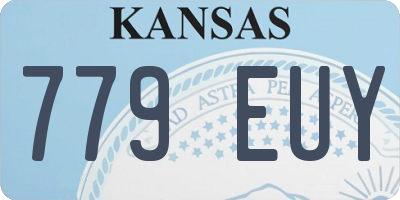KS license plate 779EUY