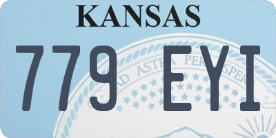 KS license plate 779EYI