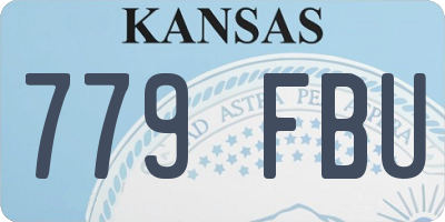 KS license plate 779FBU