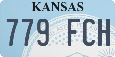 KS license plate 779FCH