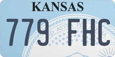 KS license plate 779FHC