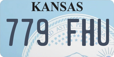 KS license plate 779FHU