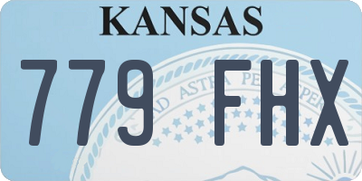 KS license plate 779FHX