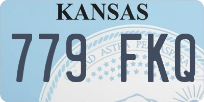 KS license plate 779FKQ