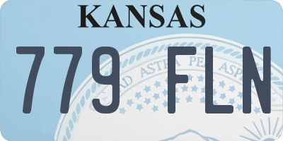 KS license plate 779FLN