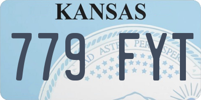 KS license plate 779FYT