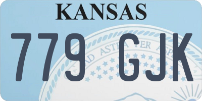 KS license plate 779GJK