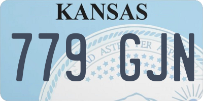 KS license plate 779GJN