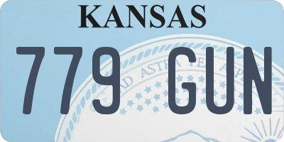 KS license plate 779GUN