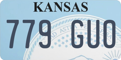 KS license plate 779GUO