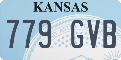 KS license plate 779GVB